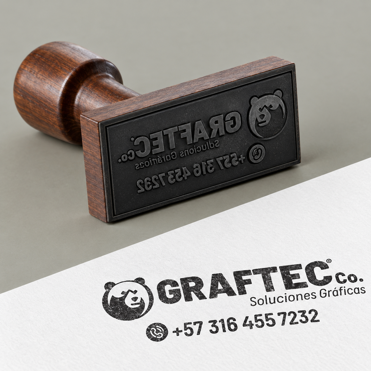 Sello Madera Personalizado - Imagen 3