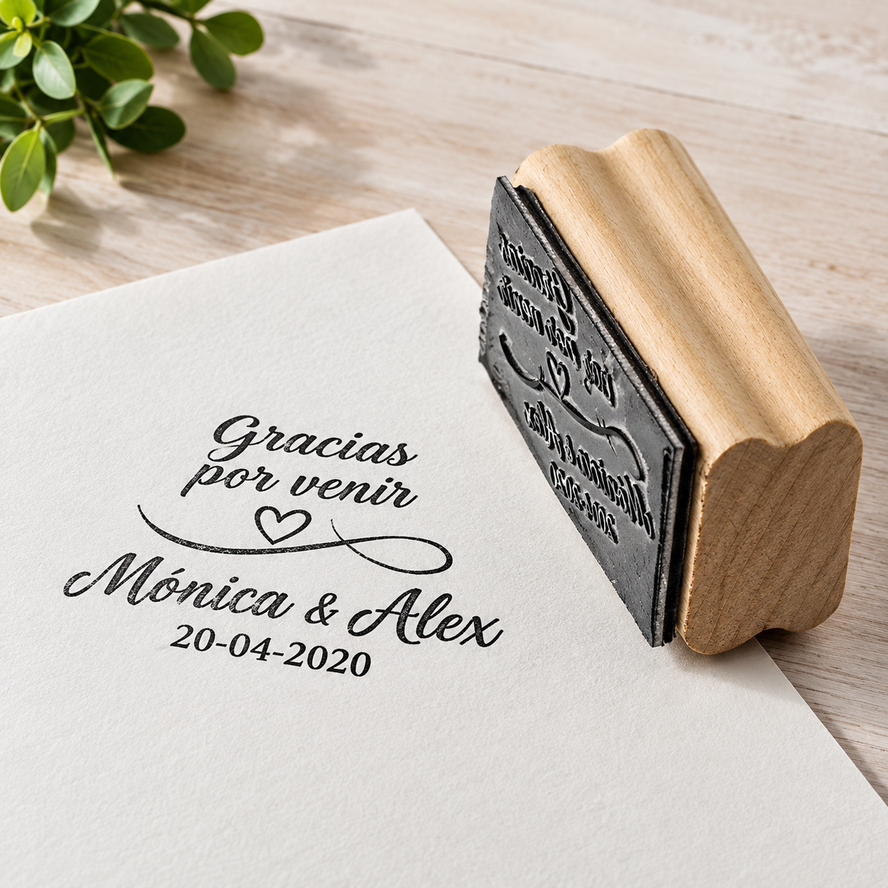 Sello Madera Personalizado - Imagen 2